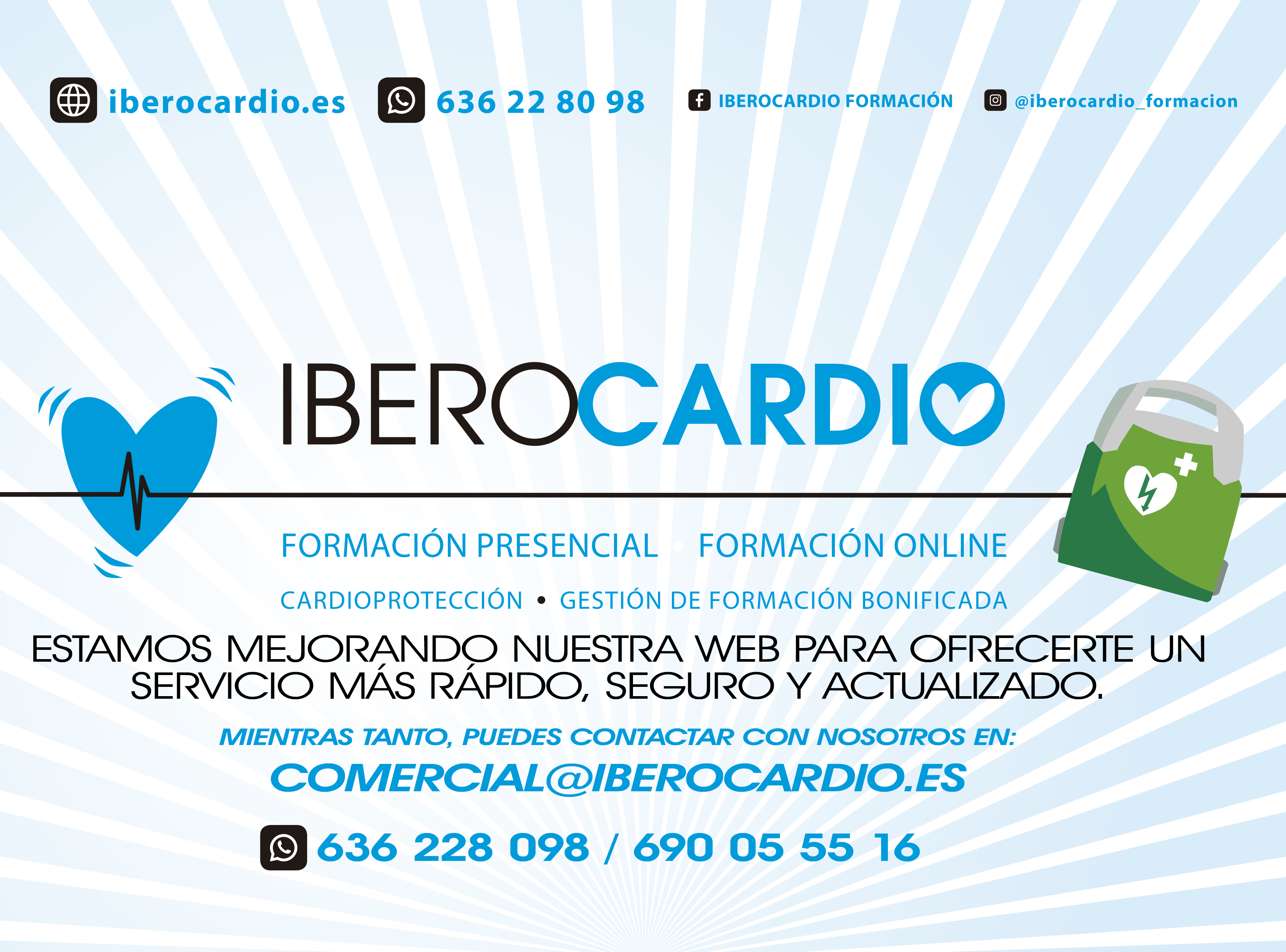 Iberocardio - Estamos mejorando nuestra web
